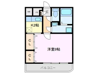 エマーブル矢橋【3階】の間取り