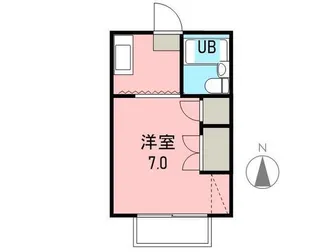 アップルハウス【2階】の間取り