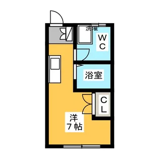ハローレジデンス東大前【1階】の間取り