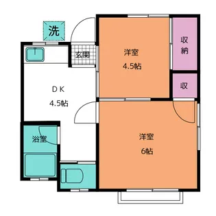 いずみ荘【2階】の間取り