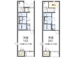 レオネクスト望【2階】の間取り