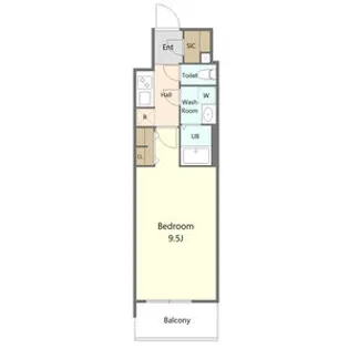 SーRESIDENCE岐阜駅【5階】の間取り