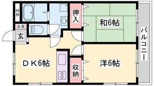 ゼクセル【3階】の間取り