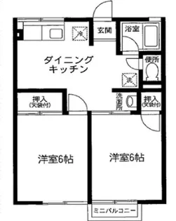 シティハイムNOGAWA【1階】の間取り