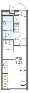 レオパレスヴィヴァルディ【2階】の間取り