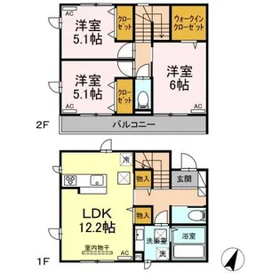 D´Premium C棟の間取り