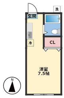 NT三山ハイム【1階】の間取り
