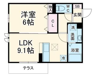 グリーンハウス【1階】の間取り