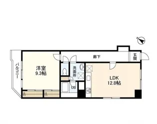 東京都渋谷区南平台町【マンション】の間取り
