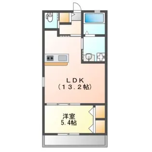 プランドール坂出【2階】の間取り