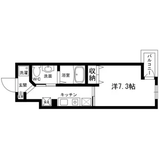 クレアール神戸【7階】の間取り