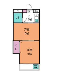 旭マンション【4階】の間取り