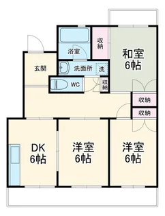 コートビレッジ山手B【3階】の間取り