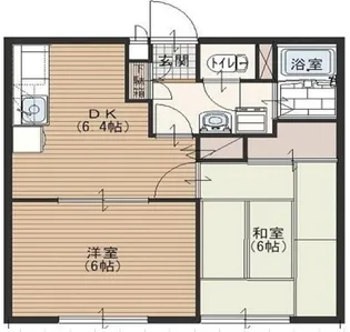 メゾン・ラ・ルート【1階】の間取り