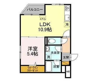 Blanc Neige Nishichiba【2階】の間取り