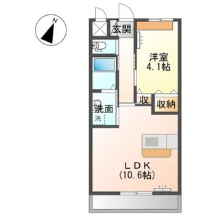 アールズ ハイム【1階】の間取り