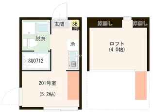 ノベレア【2階】の間取り