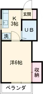 コーポタナカ【2階】の間取り
