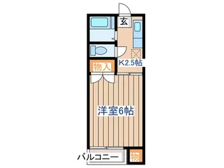 ドミ-ルキャロツト【2階】の間取り