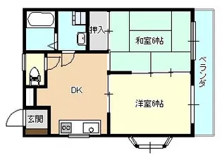 守谷マンション【2階】の間取り