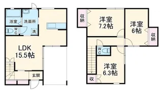 静岡県浜松市中央区入野町【一戸建】の間取り