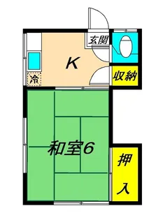 松月荘【1階】の間取り