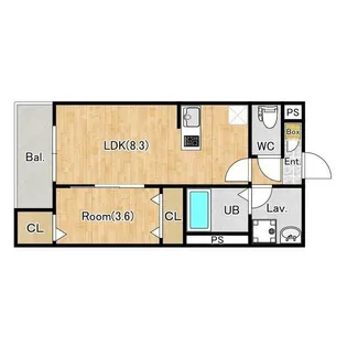 ジーメゾン綾瀬寺尾中【3階】の間取り