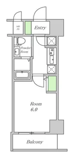 HS梅田EAST【14階】の間取り