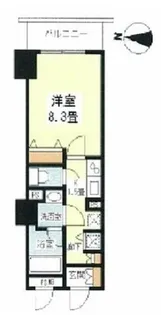 セントラル堺東【4階】の間取り