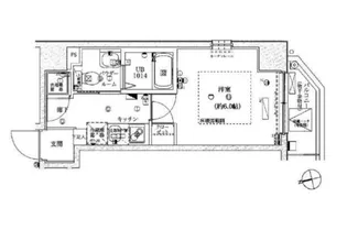フェルクルール品川南【5階】の間取り