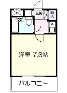 ハイツOS1【2階】の間取り