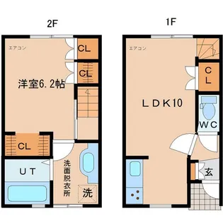 フォレストコート【1階】の間取り
