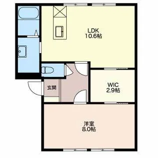 グランピアA【1階】の間取り