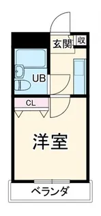 サンパレス東野【2階】の間取り