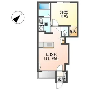 カリーノ花【1階】の間取り