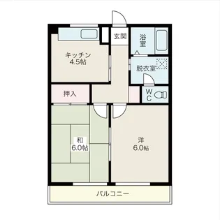 望月サンハイツ【2階】の間取り