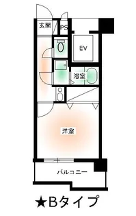 1Rの間取り画像
