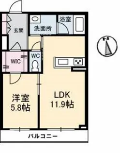 La peinture(ラ・パンテュール)【1階】の間取り