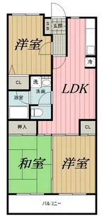 レジデンス都町【3階】の間取り