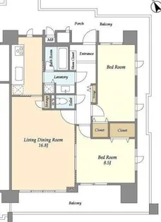 ガーデン文京白山【4階】の間取り