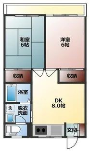 サンウキヤ【3階】の間取り