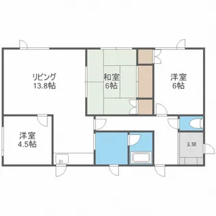 北海道岩見沢市志文町【一戸建】の間取り