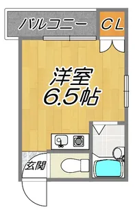 京阪本線萱島 9分 セパレート 閑静な住宅街 角部屋【3階】の間取り