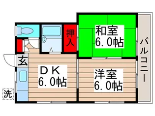 メゾン鎌ケ谷【2階】の間取り