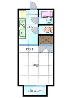 グリーンヒルハイツ【2階】の間取り