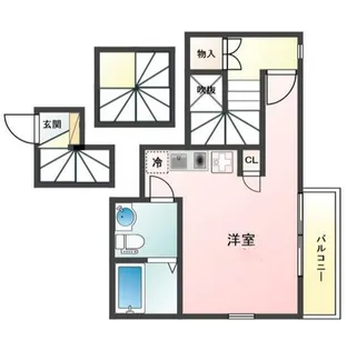 GRANT HOMES 上落合【3階】の間取り