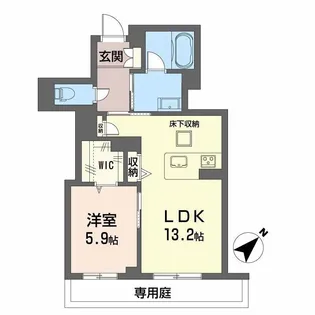 フィグ古江東町【1階】の間取り