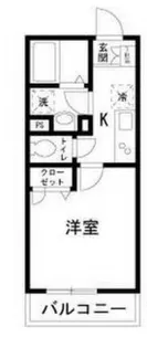 バルシュ矢向【2階】の間取り