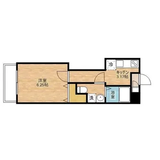 アミティ白木【3階】の間取り