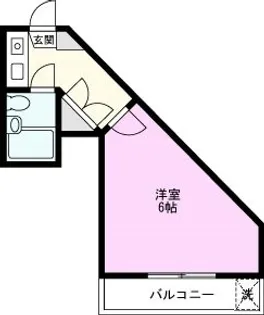 ジュネパレス87【2階】の間取り